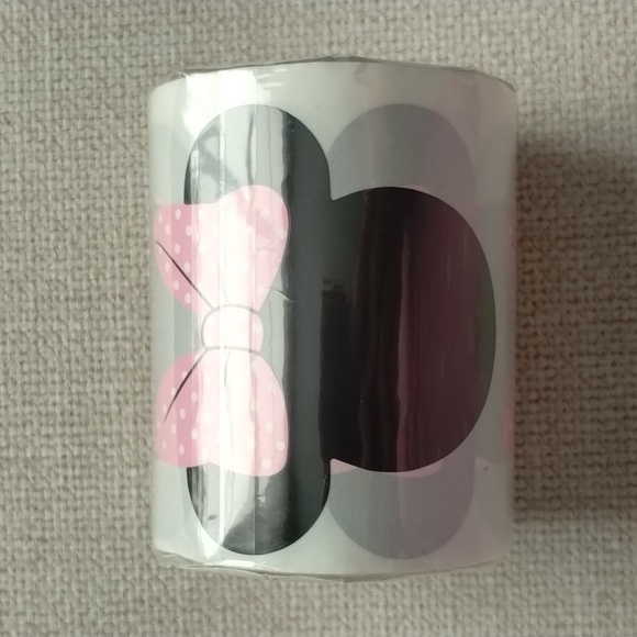 150Pcs Minnie Mouse Head Stickers Big Size 2.73 x 2.62 Inch Pink - Picture 6 of 7